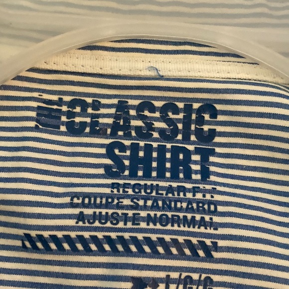 Old Navy Striped Mens Long Sleeve Shirt - Picture 2 of 3